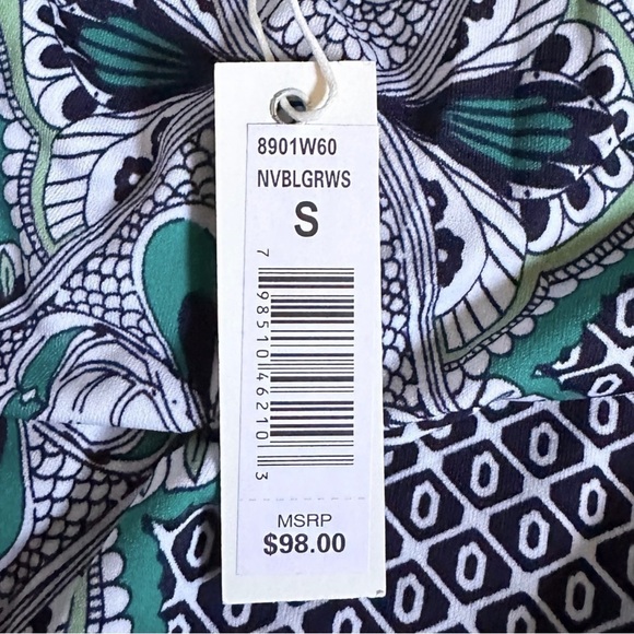 Max Studio Teal Boho Racerback Beachy Vacation Maxi Dress Size S NWT - Picture 9 of 12